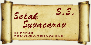 Selak Suvačarov vizit kartica